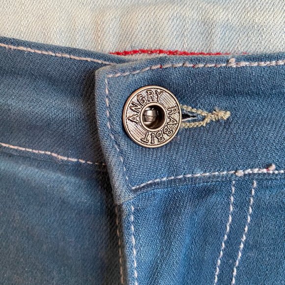 Angry Rabbit Blue Ombré Skinny Jeans - Size 29 - Picture 3 of 6